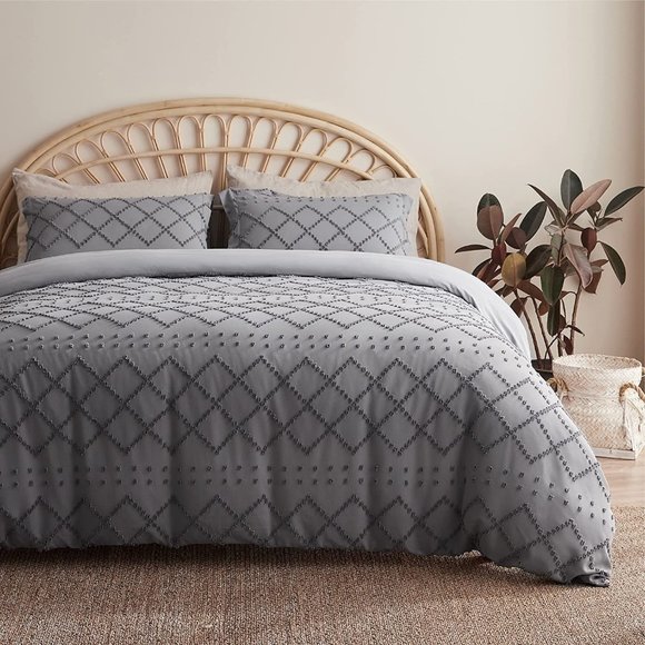 New 3 Pcs Duvet CoverTwin Queen or KingDuvet Cover Set Boho Beddin…